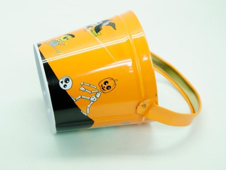 Small Gift Tin Bucket With Handle